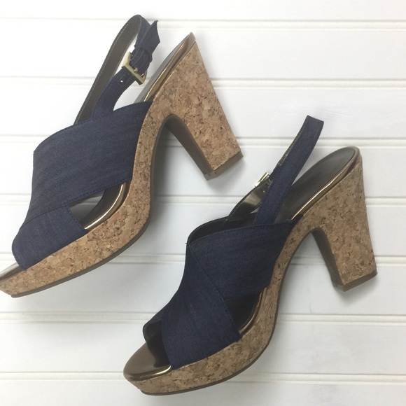 Bandolino Womens Sandals Blue size 9 - Picture 4 of 6